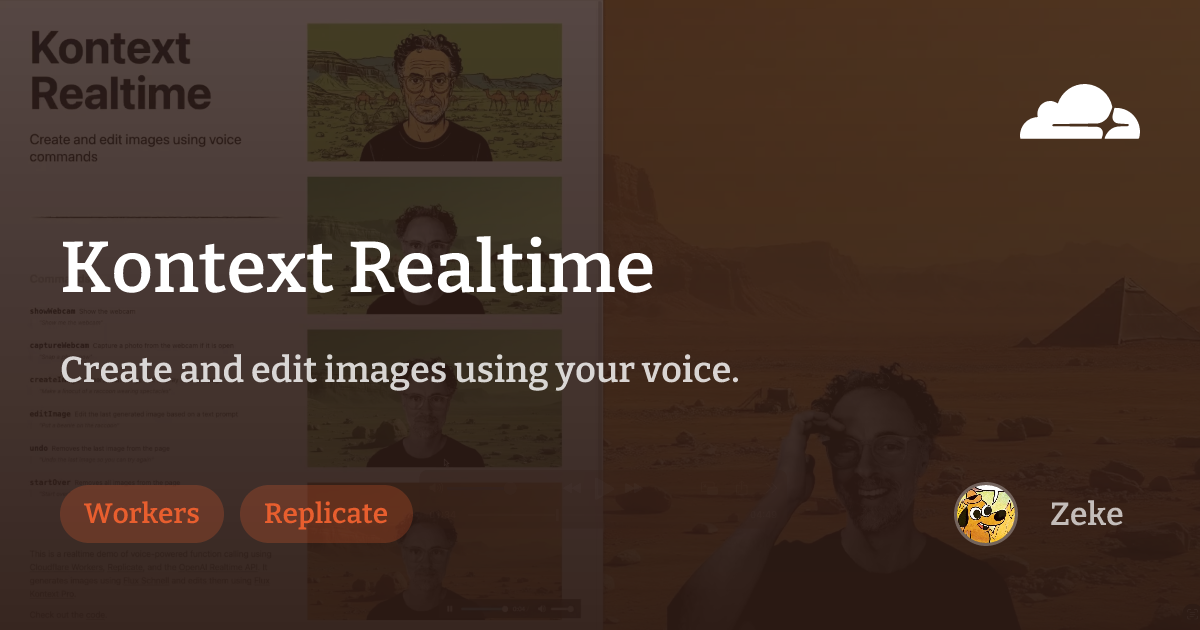 Realtme Kontext Realtime — Built on Cloudflare | Small App Garden